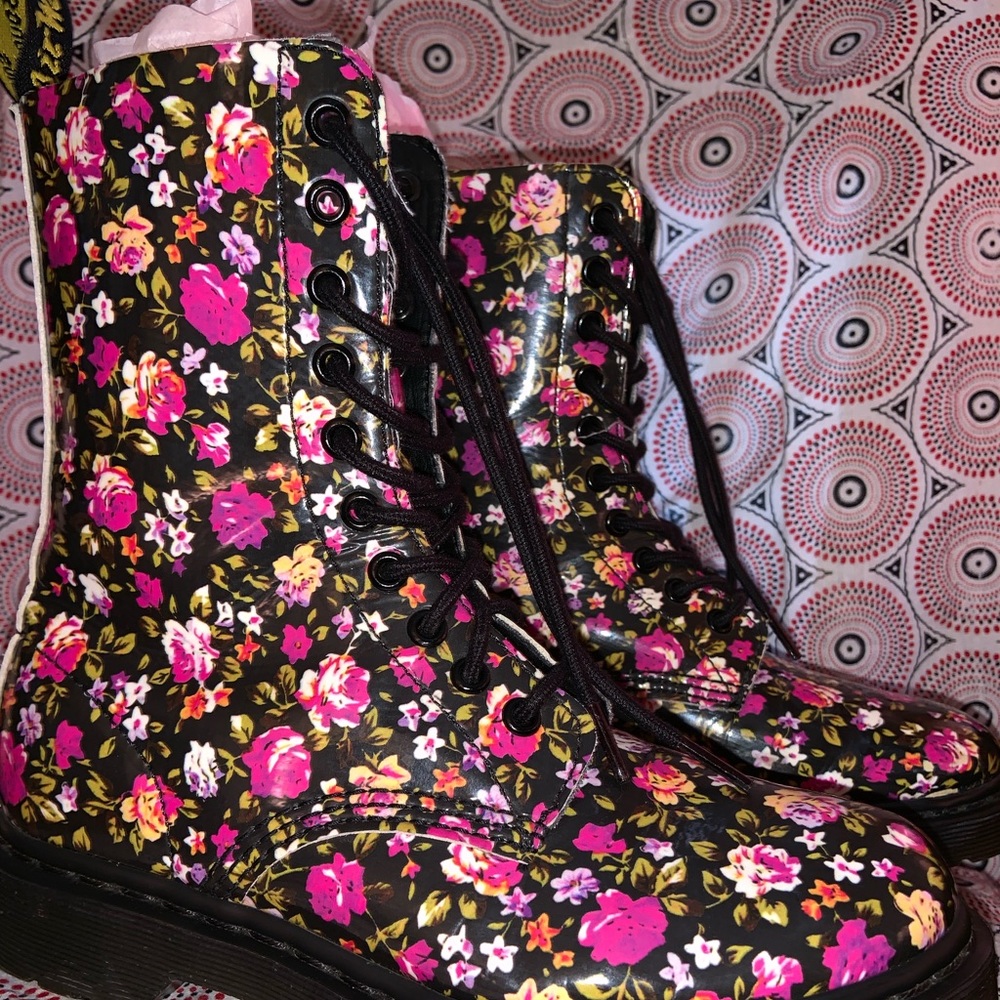 Dr. Martens Women’s Floral Boots